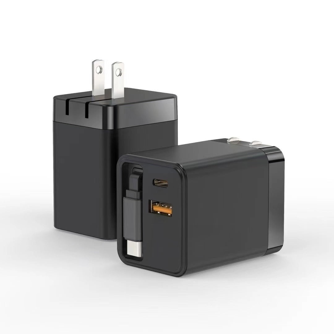 65W GaN Fast Charger with Dual USB Ports