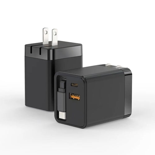 65W GaN Fast Charger with Dual USB Ports
