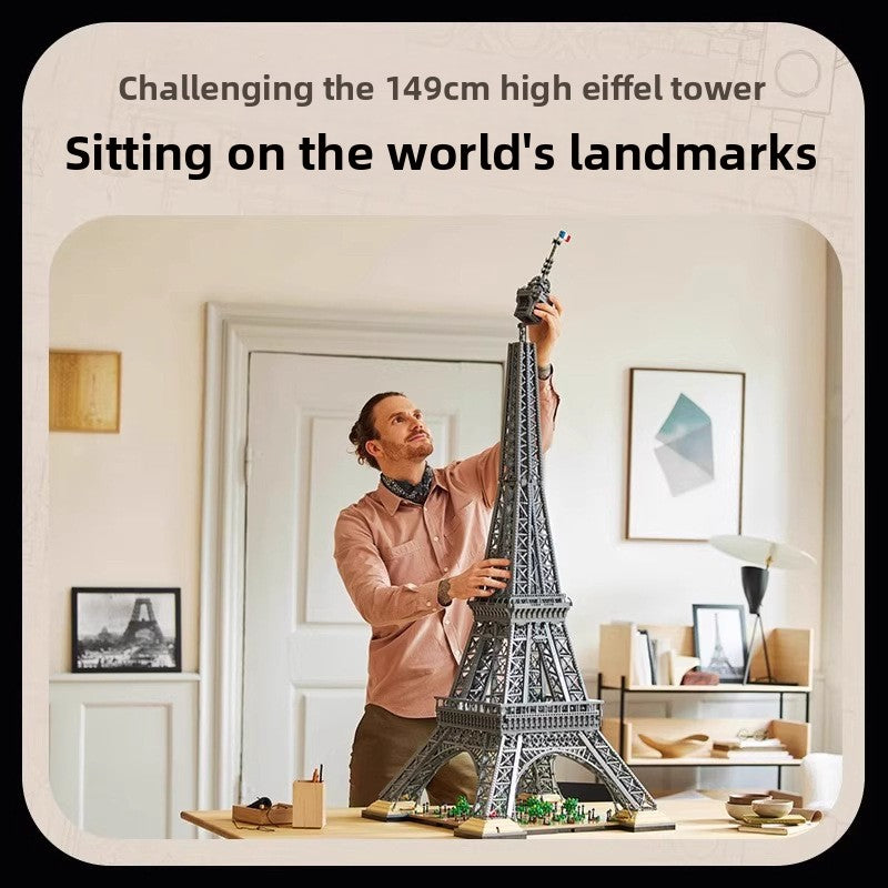 Eiffel Tower Building Blocks Model