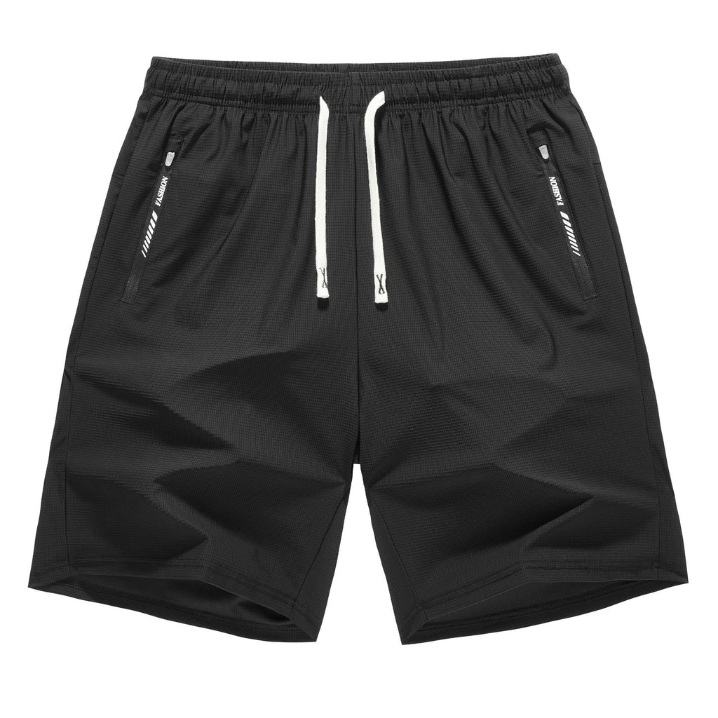 Mens Quick Dry Elastic Waist Sport Shorts