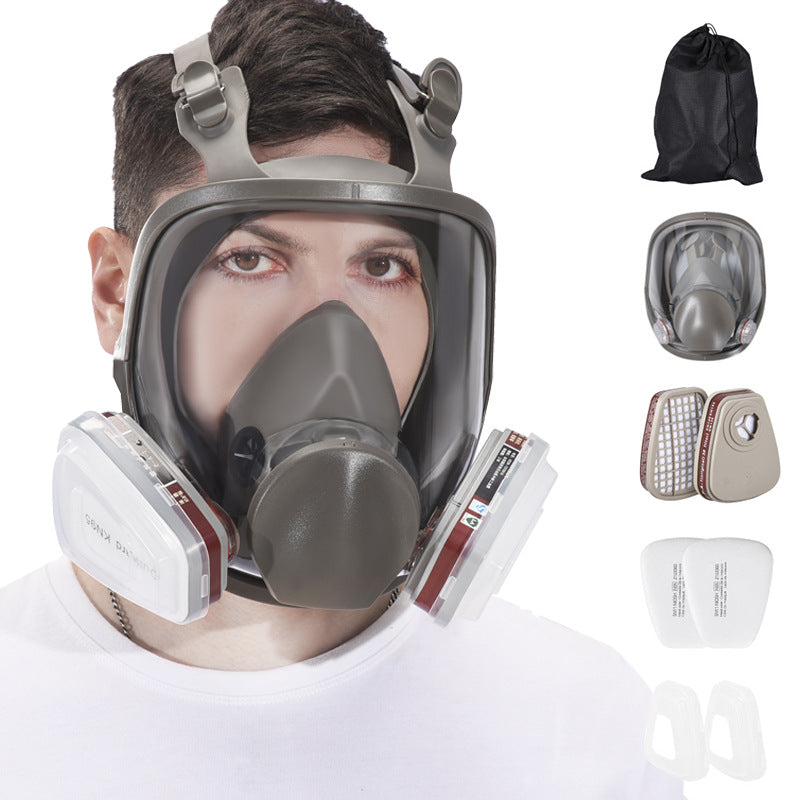 Silicone Gas Mask for Toxic Fume Protection