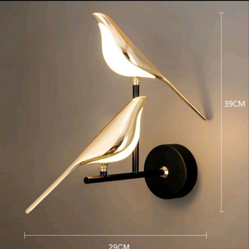 Scandinavian Bird Wall Lamp