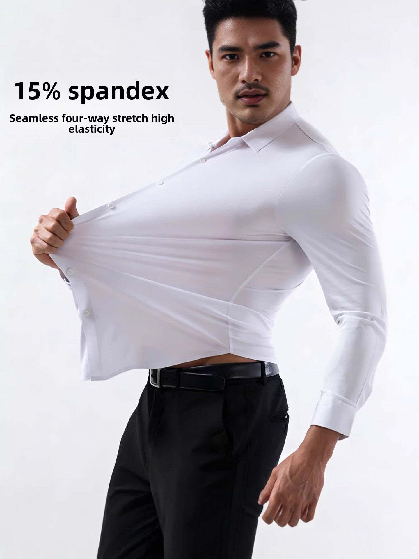 Stretch Wrinkle Resistant Mens Shirt