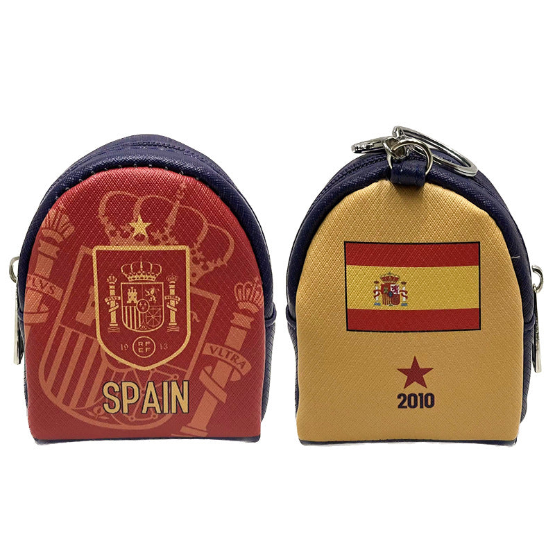 Football Team Coin Purse Key Storage