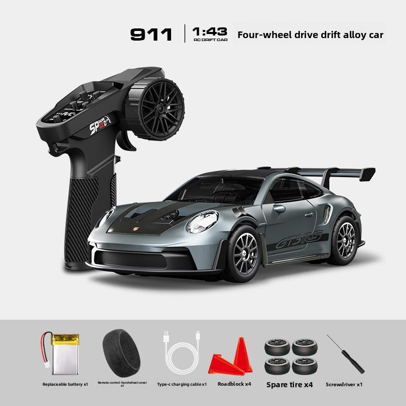 Alloy High-Speed ??Four-Wheel Drive Drift Remote Control Car