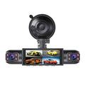 360 Four-Lens Vehicle Dash Cam | 1080P Front, Rear & Side Car Recorder