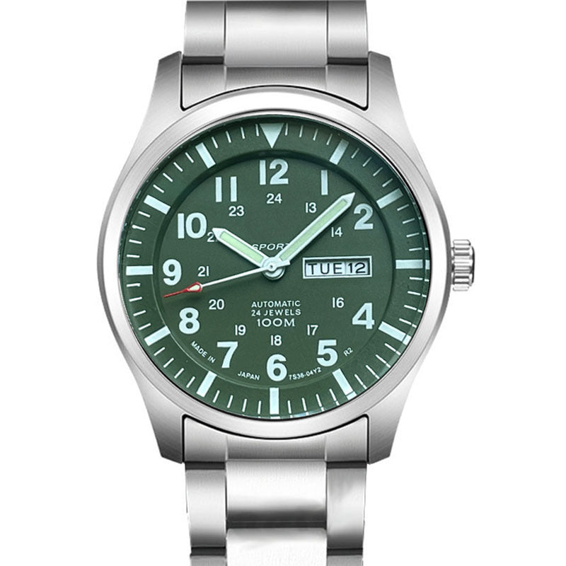 Mens Calendar Sport Wristwatch