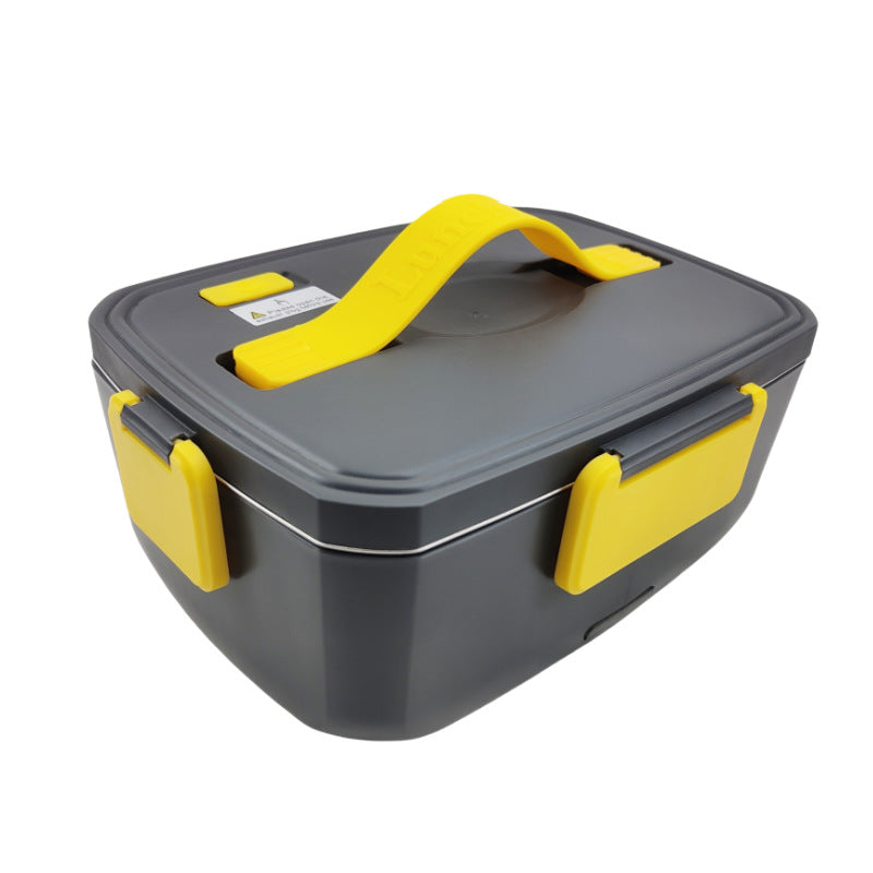 2.0L Electric Heated Lunch Box For Car and Home | High-Power Self-Heating Food Warmer with 304 Stainless steel Inner Pot
