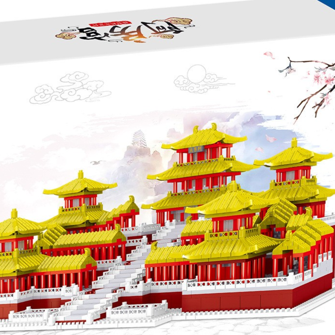 Imperial Architectural Series Micro-Diamond Landmark Exhibition Set