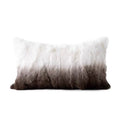Sofa rex rabbit fur throw pillow