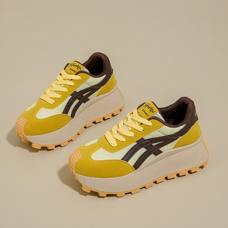 Women's casual platform chunky sneakers