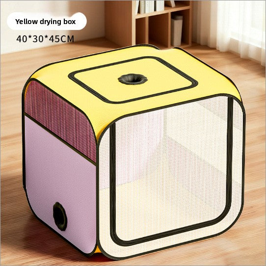 Portable Pet Drying Box with Hair Dryer