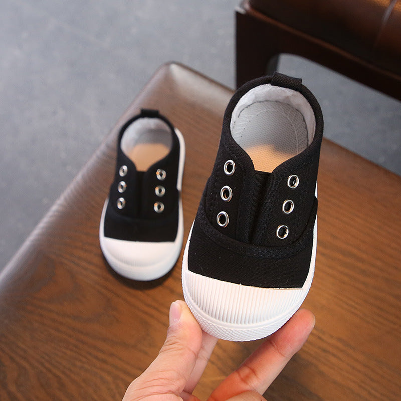 Kids Soft-Soled Canvas Indoor Shoes