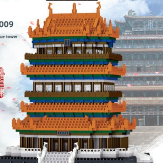 Imperial Architectural Series Micro-Diamond Landmark Exhibition Set