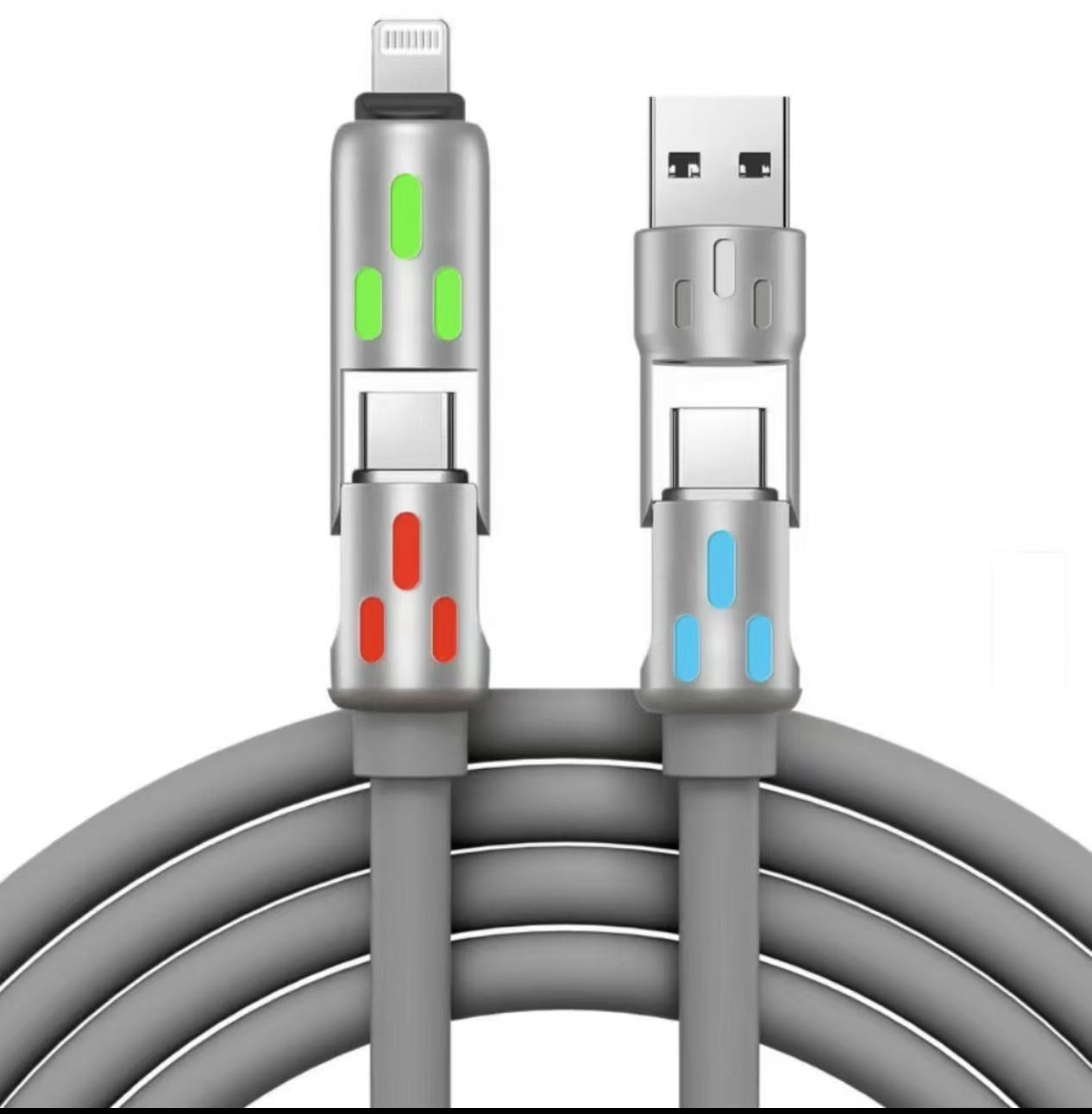Colorful Breathing Light Fast Charging Data Cable