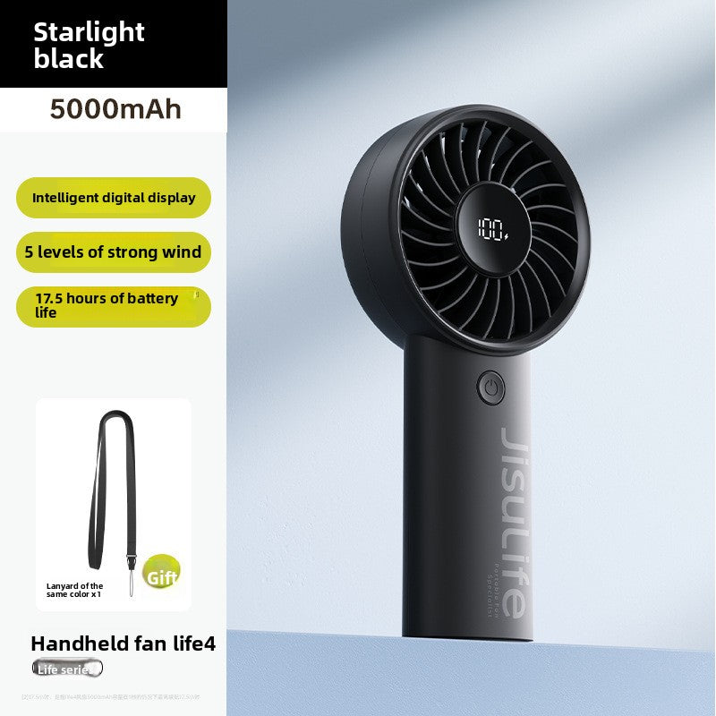 Portable USB Rechargeable Handheld Fan