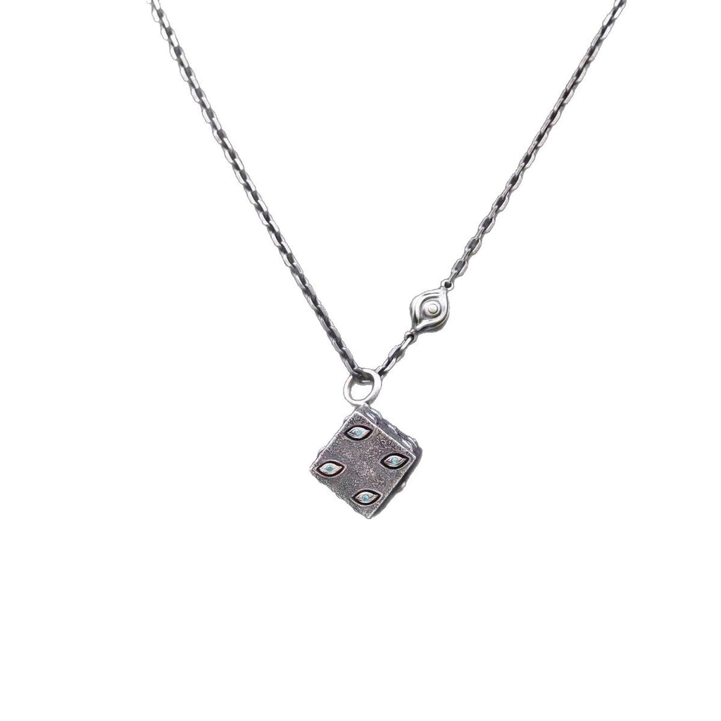 Anime Dice Pendant Necklace