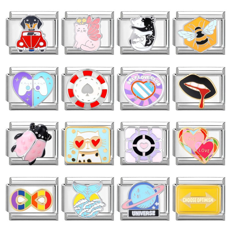 Modular DIY Jewelry Connector Charms