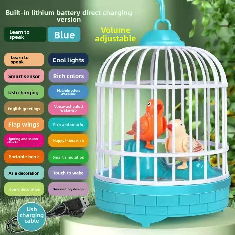 Children Educational Singing Bird Cage Toy