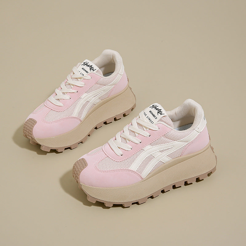 Women's casual platform chunky sneakers