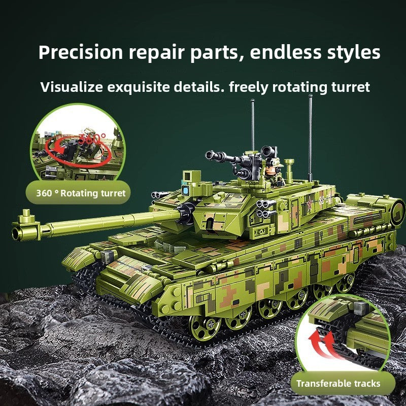 Military Tank Building Blocks Set
