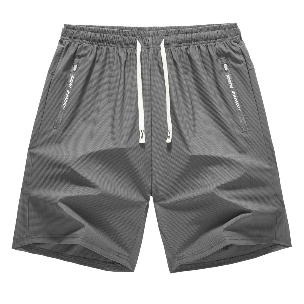 Mens Quick Dry Elastic Waist Sport Shorts