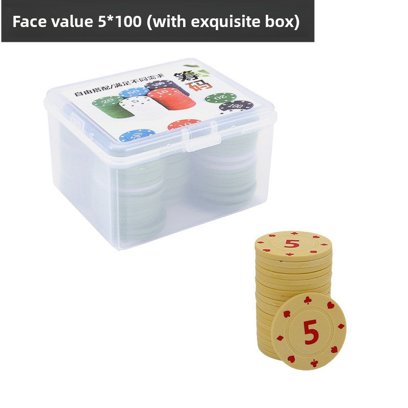 Plastic Poker Chips for Card Games