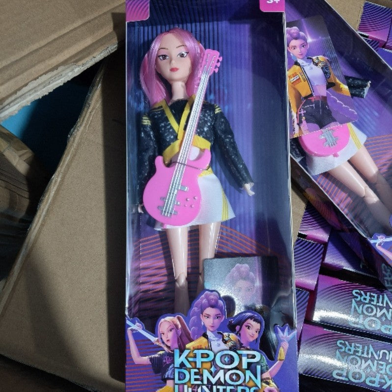 Articulated Music Doll with Colorful Lights