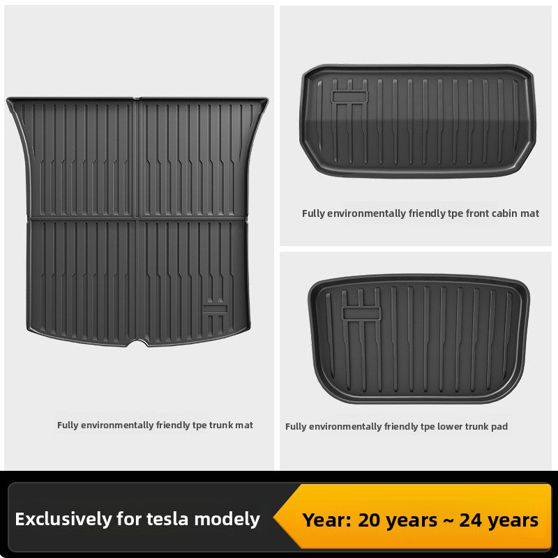 Tesla Model 3/Y Custom Fit TPE All-Weather Floor Mats
