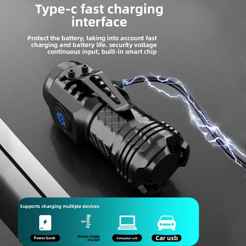 Portable Multi-Function LED Flashlight