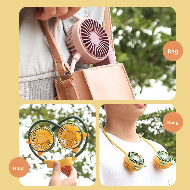 Foldable USB Rechargeable Neck Fan