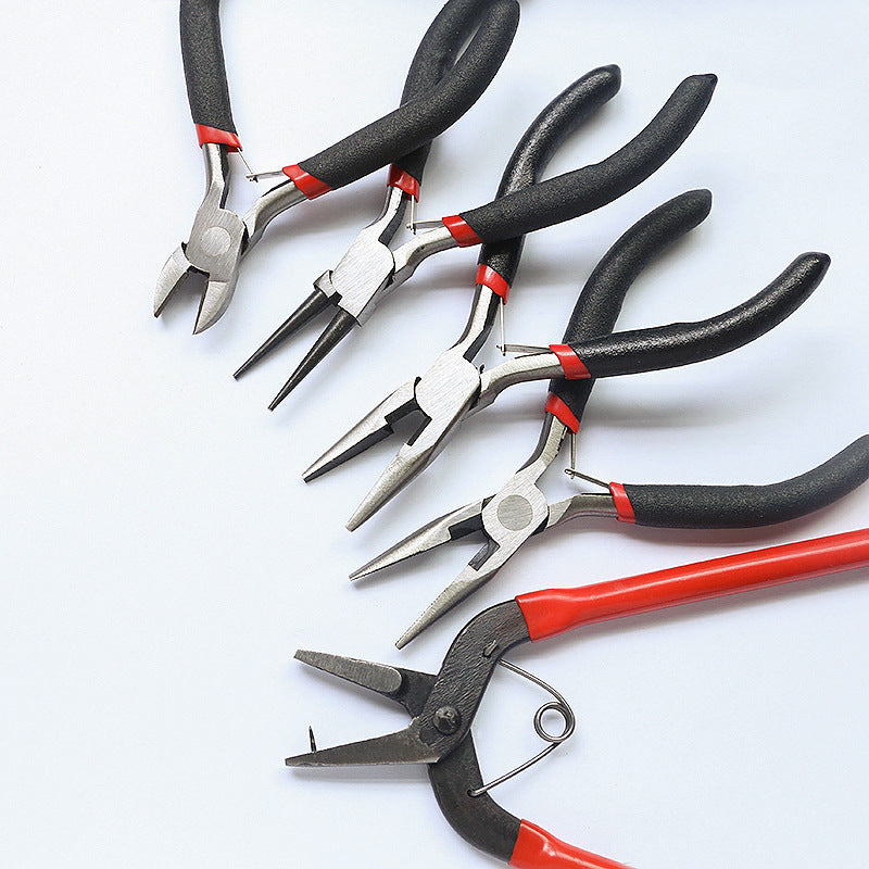 DIY Jewelry Making Pliers Set with Round Nose and Cutting Tools