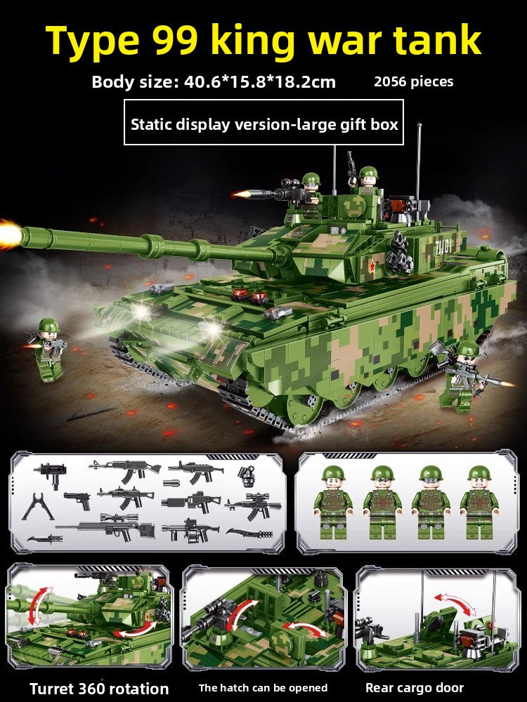 Military Tank Building Blocks Set