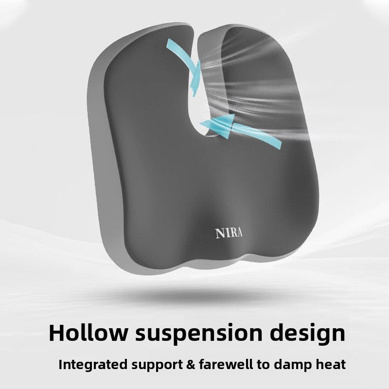 Orthopedic Executive Memory Foam Seat & Lumbar Support System | Advanced Spinal Alignment & Ergonomic Posture Cushion Set