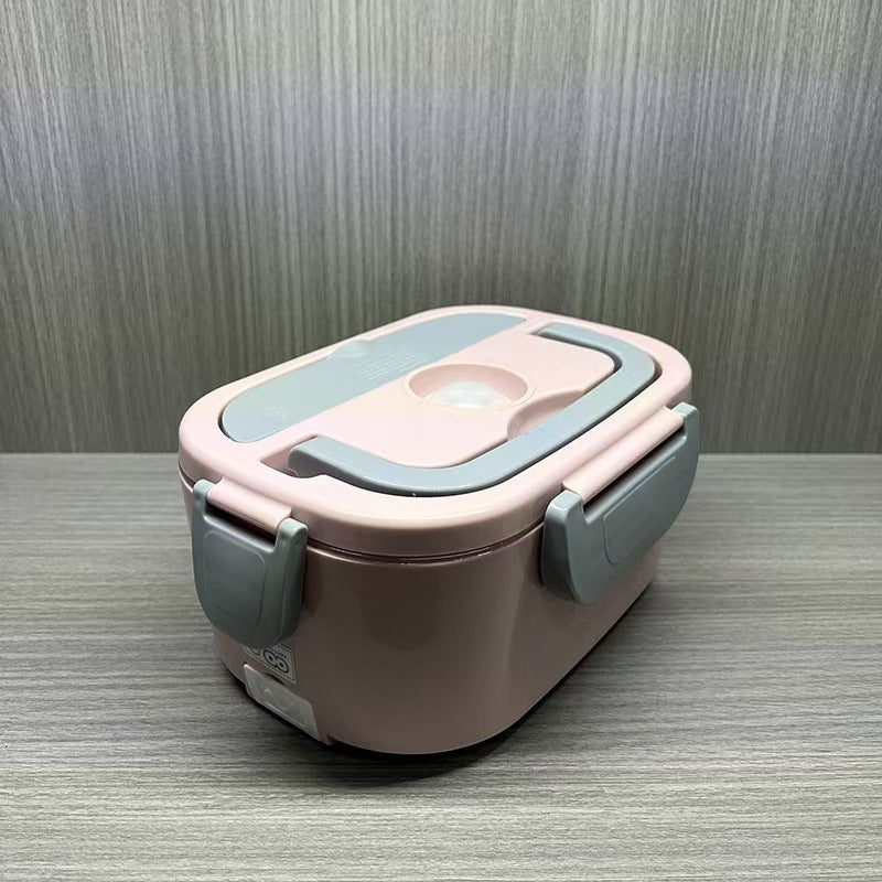 1.5L Portable Electrice Heating Lunch Box| Dual Use 12V/24V/110V/220V Car And Home Food Warmer | Stainless Steel Multi-Functional Cooker