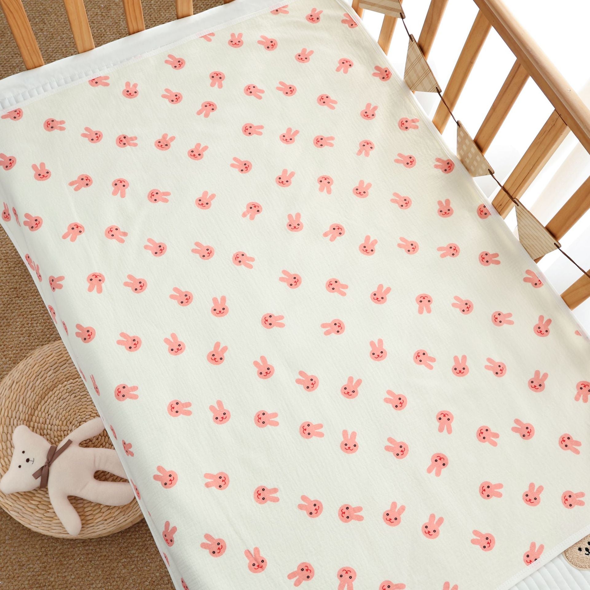 Cotton Baby Waterproof Bed Pad