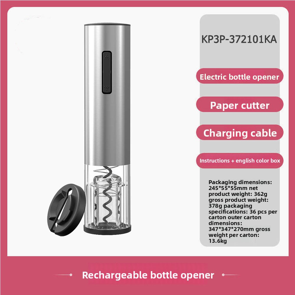 Electric Wine Bottle Opener with Base Stand