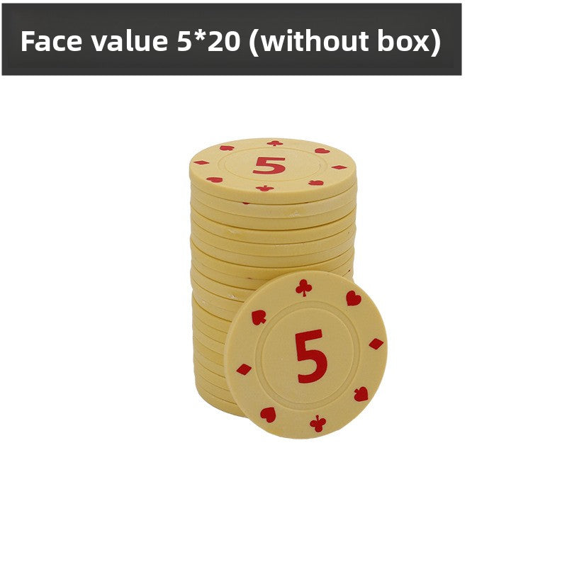 Plastic Poker Chips for Card Games