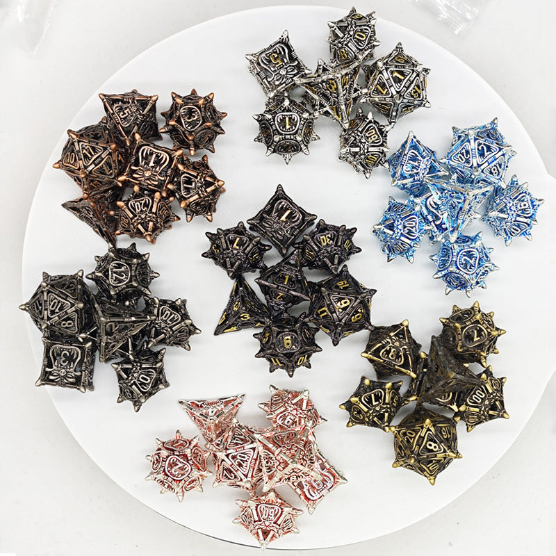 Hollow Metal 20-Sided Dice for Tabletop Games