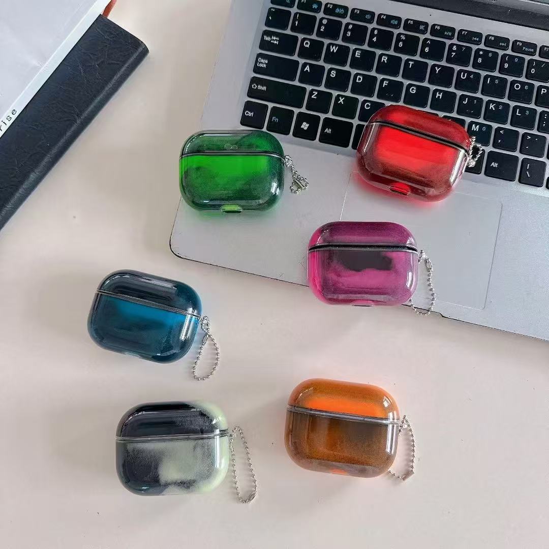 Luminous AirPods Protective Case TPU Quicksand Design