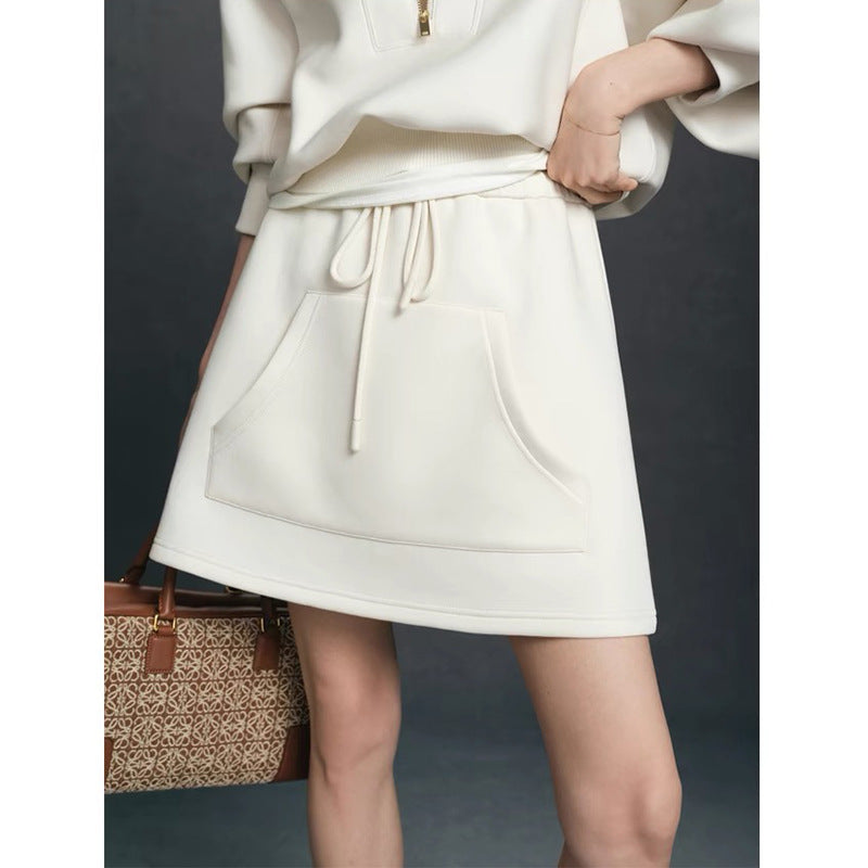 Women's Casual Tennis Outfit Short Sleeve Dress Set