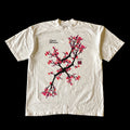 Vintage Peach Print Cotton T-shirt Y2k Kawaii Casual Tee