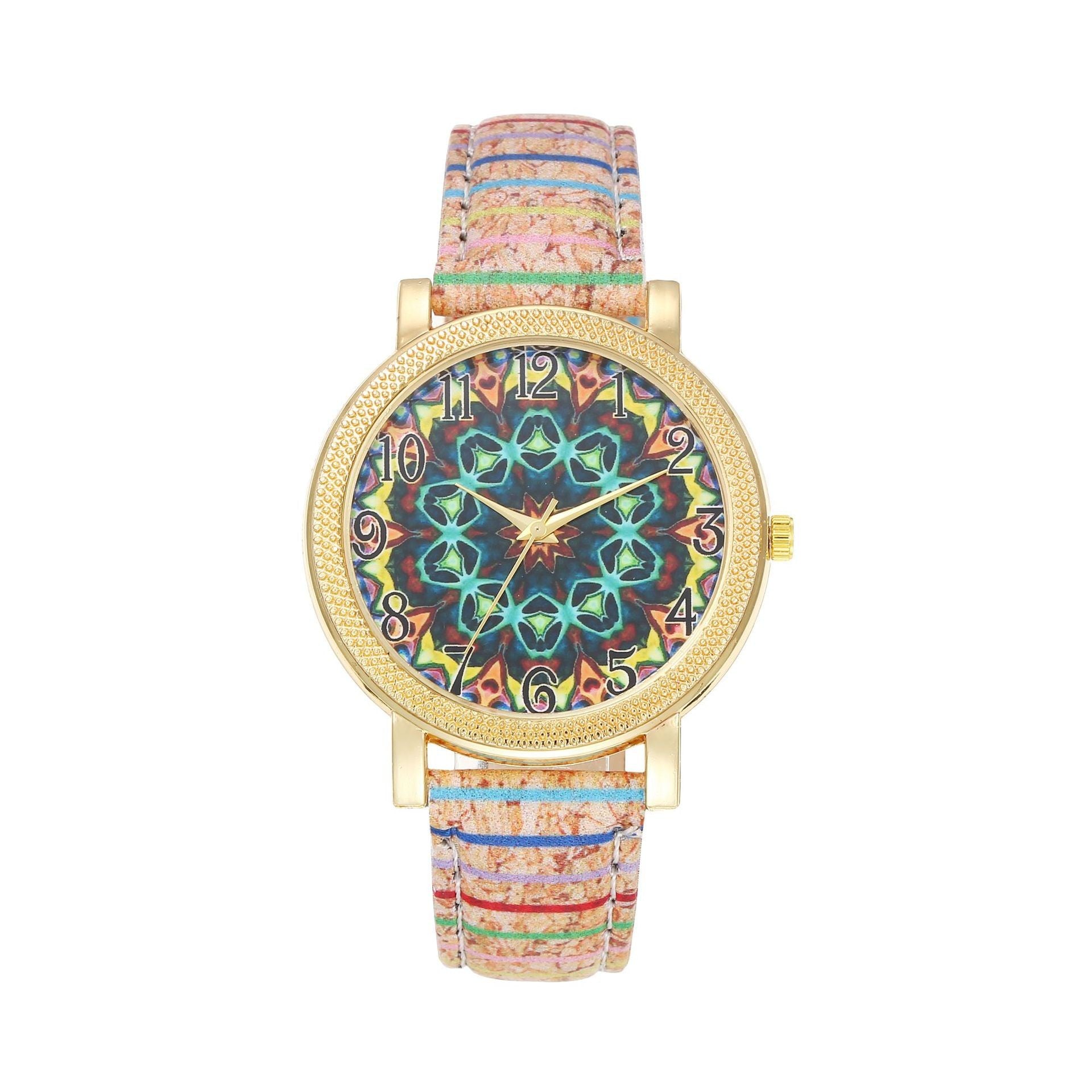 Women's Retro Wood Grain Watch