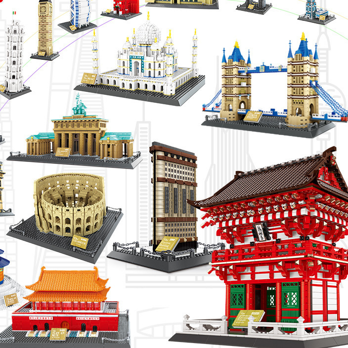 Ultimate Exhibition Series World Architectural Landmark Block Set