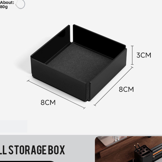 Computer Desktop Storage Pad Elevated