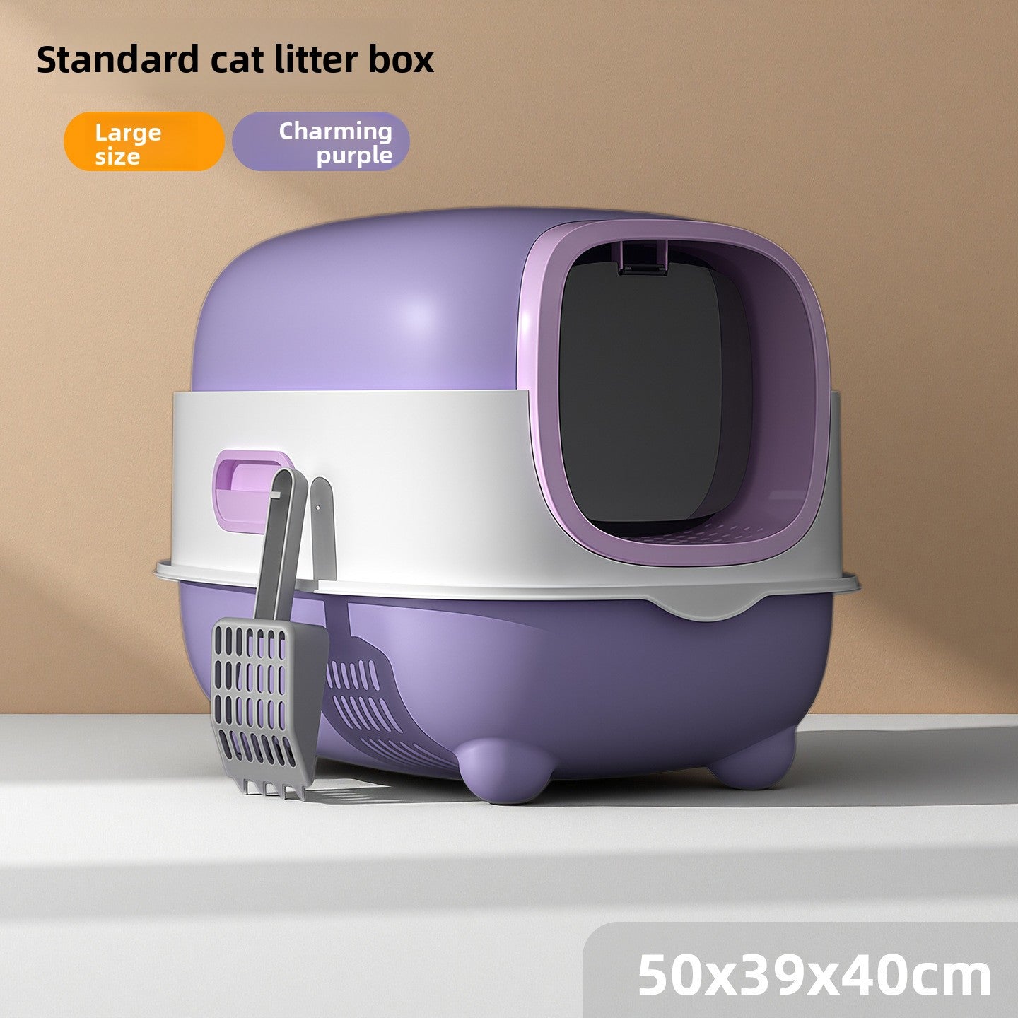 Enclosed Smart cat Litter Box- UV Sterilization & Odor Control