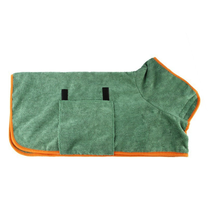 Absorbent Quick-Dry Dog Bathrobe Wrap