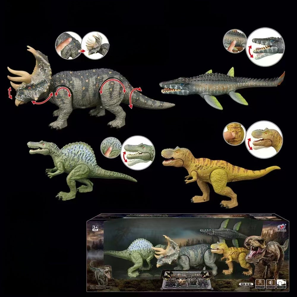 Large Remote Control Dinosaur Toy with Sound and Light