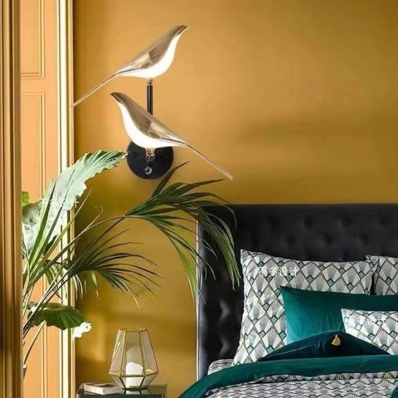 Scandinavian Bird Wall Lamp