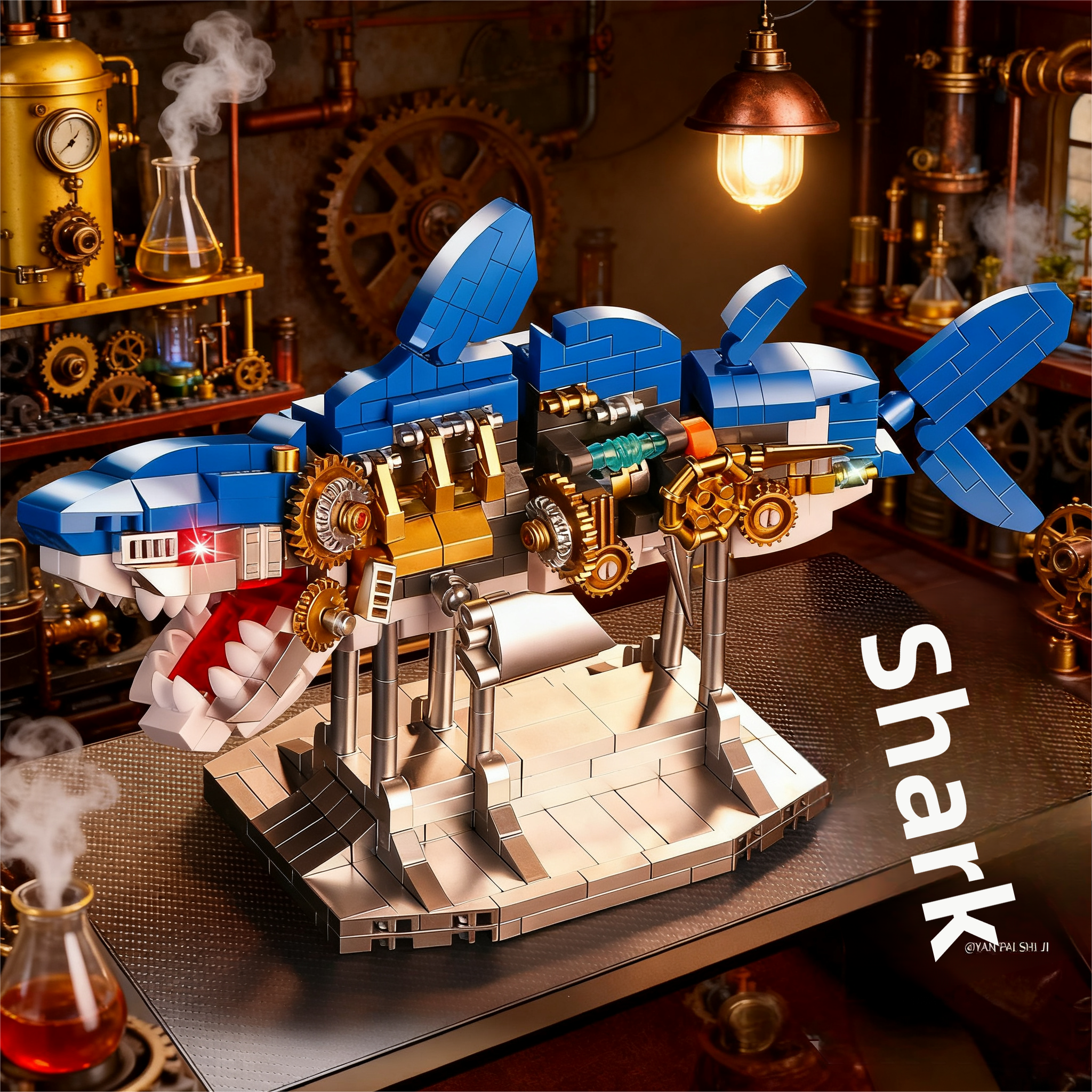 Imperial Architecture Mortise & Tenon Building Block Set - 3D Display Model